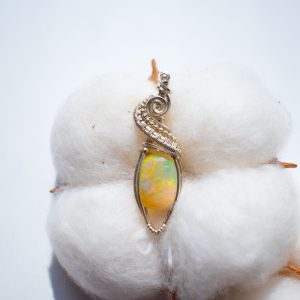 ethiopian opal necklace