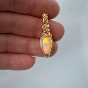 opal pendant