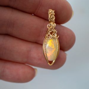 opal pendant