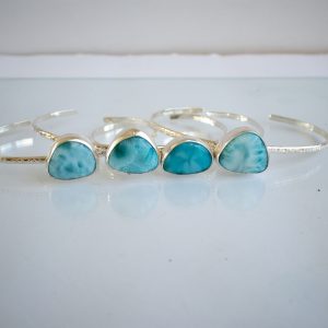 Larimar cuff bracelet