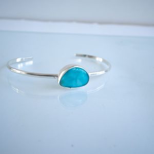 Larimar cuff bracelet