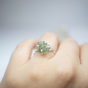 moldavite ring