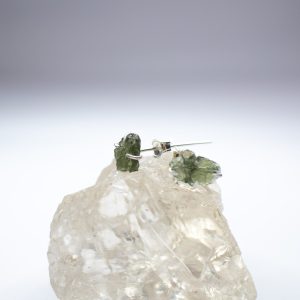 Moldavite earrings
