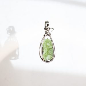 Moldavite pendant