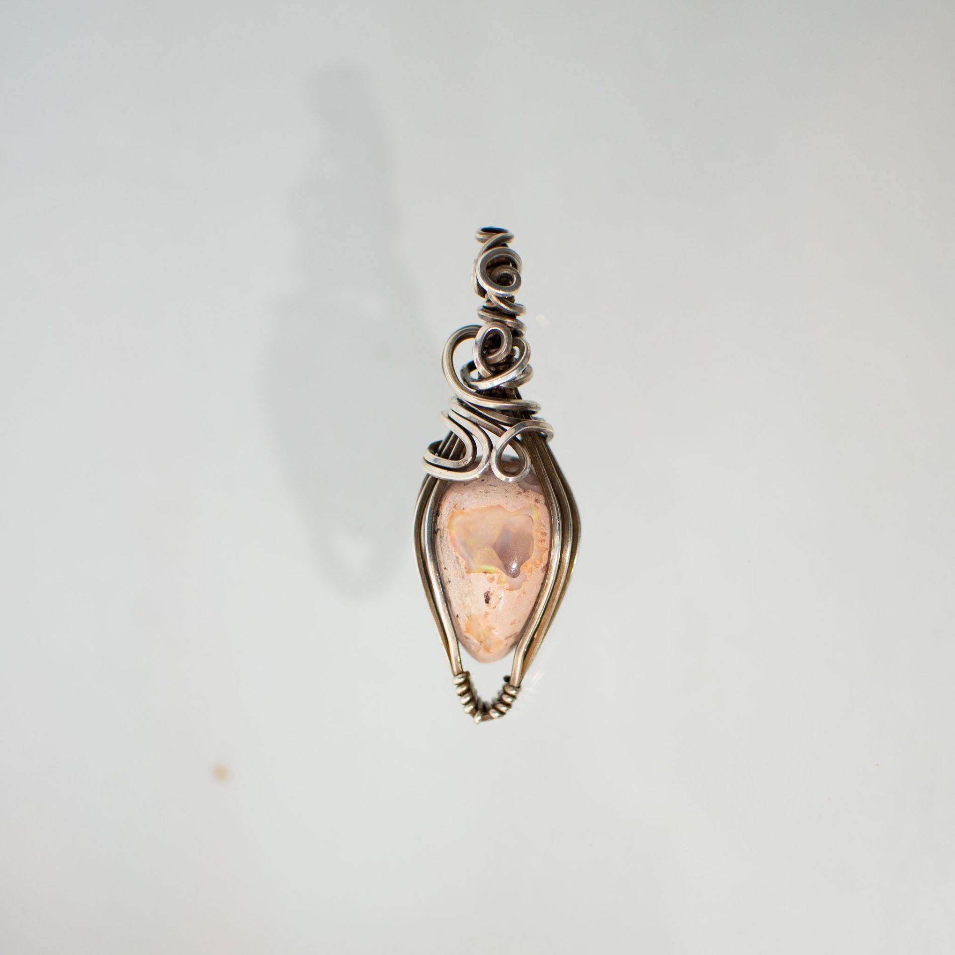 Mexican Matrix Opal pendant in Sterling Silver - Image 6