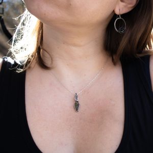 moldavite mini pendant
