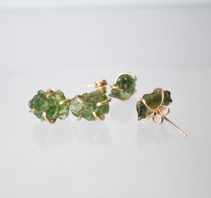Moldavite Earrings