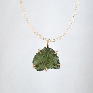 Moldavite pendant