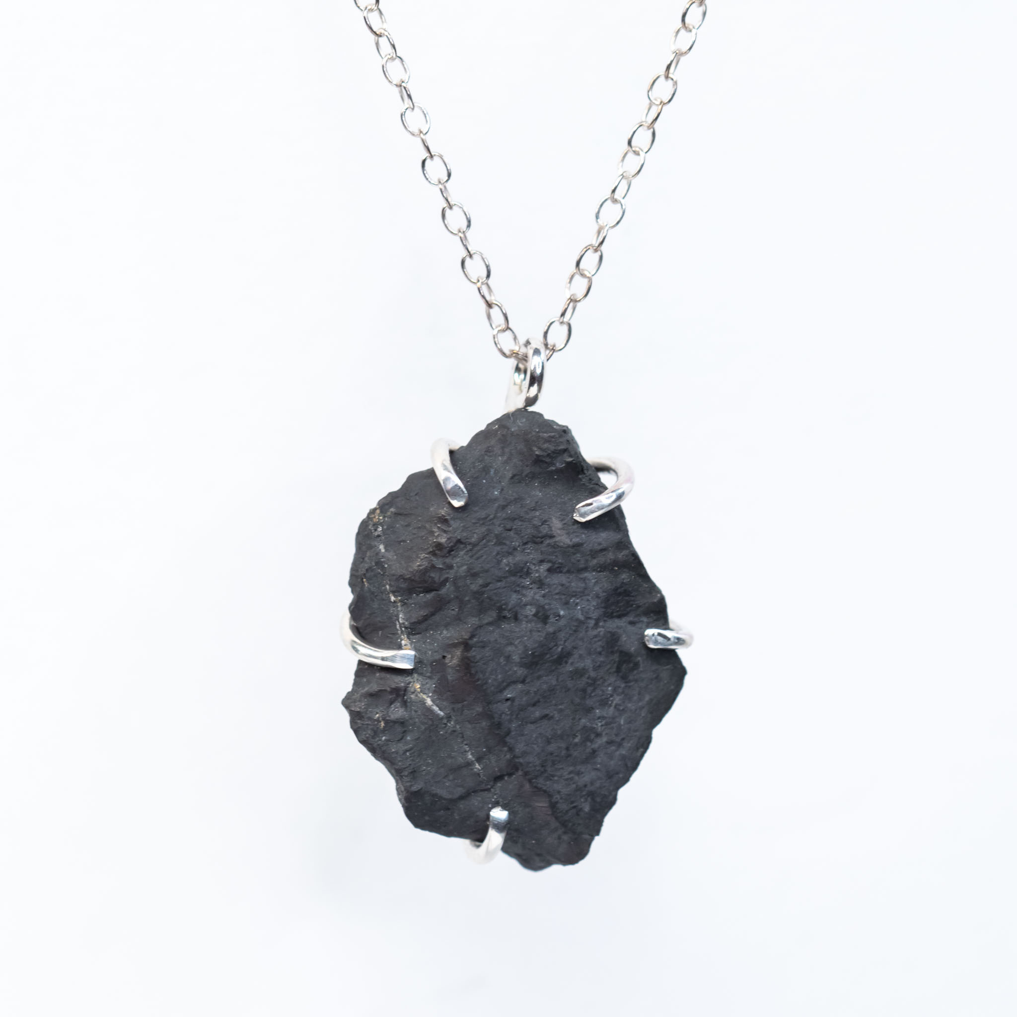 Shungite Pendant Gold or Silver