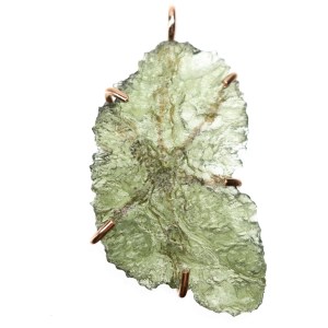 moldavite gold Pendant