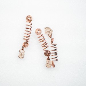 Phenakite copper Hair Charm