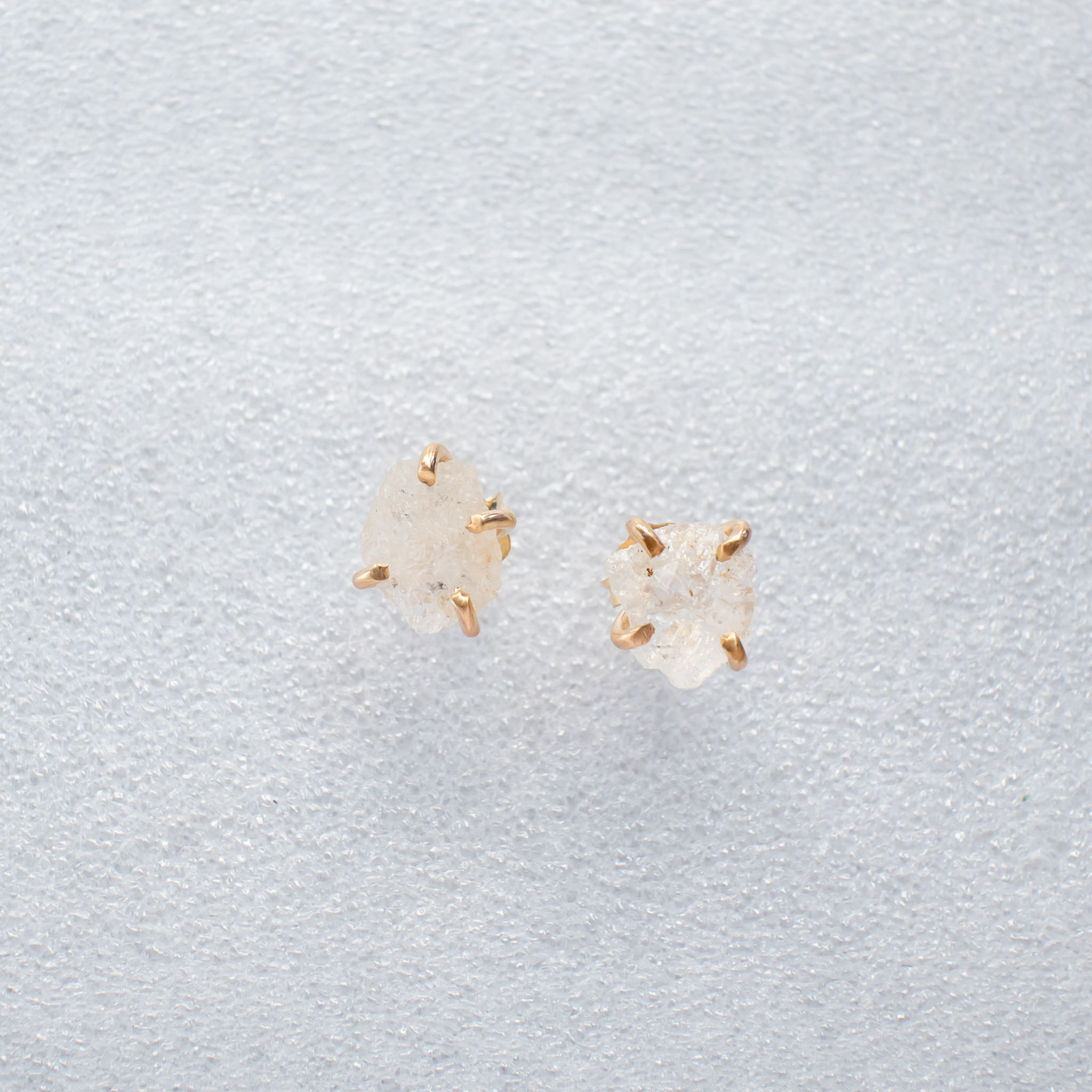 Phenakite stud earrings - Image 4